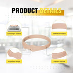 Fit Geno Knee Strap Patella Support: Knee Band for Patellar Tendon Pain Relief - Knee Brace for Tendonitis Jumpers Running Sports Basketball Men Women 2 Packs (Beige)