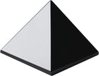 Runyangshi Natural Black Obsidian Crystal Pyramid Energy Generator | 2.0x2.0in (5x5cm) Healing Crystal Pyramid for Protection & Positive Energy | Natural Quartz for Chakra Reiki Home Decor