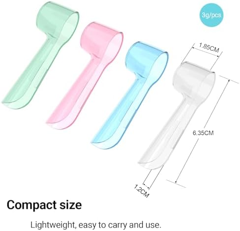 Electric Toothbrush Holder with 1 Charging Stand Slot, 1 Toothbrush Stand and 4 Toothbrush Head Stands + 4 PCS Toothbrush Head Covers for Oral B