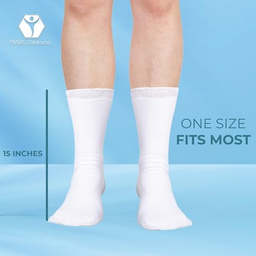 MARS WELLNESS Walking Boot Sock Liner - Low Top Short Cam Walker Boot - 15 Inch sock