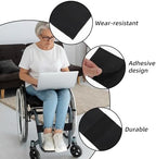 Adjustable Wheelchair Footrest Belt, Oxford Cloth Leg Straps for Seniors Disabled Wheelchair Foot Straps Calf Support Restraints 19.68 x 4.05 Inch