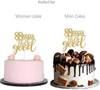 Gold Glitter 88 Never Looked This Good Cake Topper, Women Gold Happy 88th Birthday Cake Topper, Birthday Party Decorations, Supplies