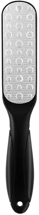 304 Stainless Steel Foot File,Double Sided Callus Remover for Foot Skin Household Foot Care Tools,Dead Skin Remover (Black)