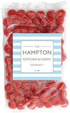 Red Berries With Nonpareils, Red Berry Flavor, Red Candy Gummies, The Hampton Popcorn & Candy Company, 1 Pound Bag (Red Berries With Seeds)