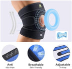 Plus Size Knee Brace with Side Stabilizers & Patella Gel Pads for Men & Women, Adjustable Knee Support for Knee Pain, Injury Recovery, Maximum Support for Running, Sports & Joint Pain Relief
