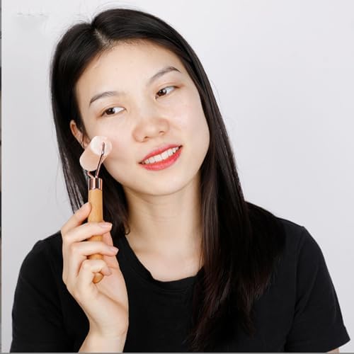 Himalayan Salt Facial Massage Roller Hot & Cold Massage Stones Set Heated Warmer Stone for Spa