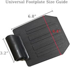 1 Pair of Universal Footplate for The Wheelchair, Transport Chair Footrest Elevating Leg Rests Replacement Parts for Standard Wheelchair Repair Parts