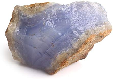 1Pc Natural Raw Blue Chalcedony Irregular Rough Crystal Stone Quartz Specimen Minerals Gift Decor