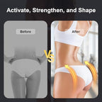 Powered Muscle Stimulator, Glute Toning Device, ABS Stimulator Smart Wearable Butt Lift Machine, HIPS Trainer, EMS Muscle Stimulator with 12 EMS Modes & 19 Adjustable Intensity Levels, Massager