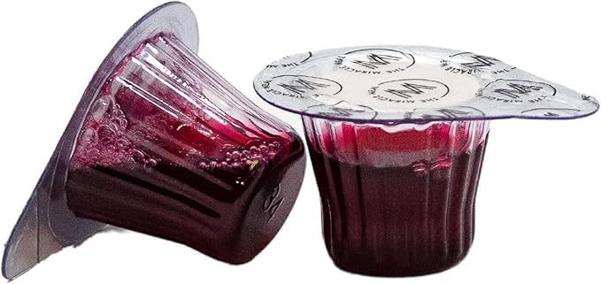 Pre-Filled Communion Cups with Larger Tab and Wafer Set - Box of 100 - Made with Concord Grape Juice & Wafer - Made in the USA