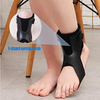 HUANGJUN Drop Orthosis, Foot Up Ankle Foot Orthosis Support for Hemiplegia Stroke Shoes Walking Foot Stabilizer