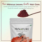minature 100% Pure Hibiscus (Gudhal) Powder 227g (8oz) | 100% Natural (Sabdariffa) Powder for Hair Care, Face Pack, Tea & DIY Herbal Remedies