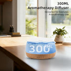 300ML Essential Oil Diffuser with Remote Control,Quiet Ultrasonic Cool Mist Aromatherapy Diffuser,7 Color LED Light,4 Timer Modes & Auto Shut-Off for Bedroom,Office, Yoga & Spa
