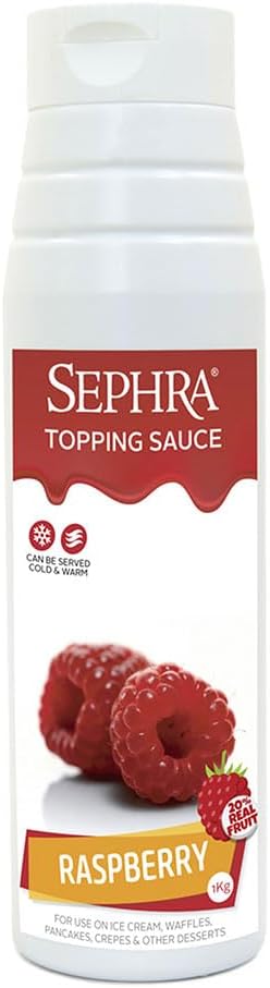 Sephra Topping/Dessert Sauce - 2.2lb Squeezy Bottle (Raspberry)