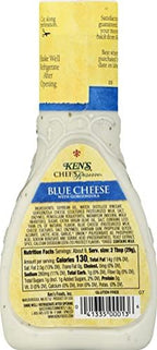 Ken's Steak House Chef's Reserve Blue Cheese W/Gorgonzola Dressing, 9 Ounce
