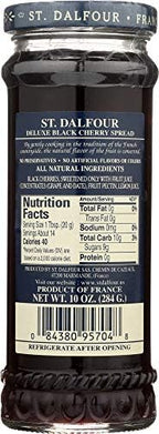 St. Dalfour Black Cherry 100% Fruit Conserve 12x 10 Oz