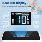 Insulin Cooler Travel Box, Portable Mini Drug Refrigerator USB Rechargeable, Battery Diabetic Box with Handle with LCD Display, Insulin Cooler Box, for Home & Outdoor Use