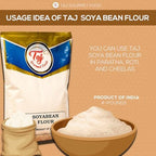 TAJ Soya Bean Flour 2-Pounds | Soy Bean Flour | All-Natural