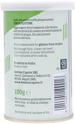 Antimo Caputo Lievito Active Dry Yeast 3.5 Ounce Can - Made in Italy - Perfect with 00 Flour