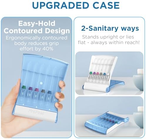 Convenient Storage Case for Waterpik Replacement Tips, No Tips Included