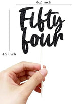 Happy 54th Birthday Cake Topper Fifty four Birthday Cake Toppers, 54th Cake Topper for Men,54 Cake Topper For Women, 54th birthday decorations,54th Birthday Cake Topper