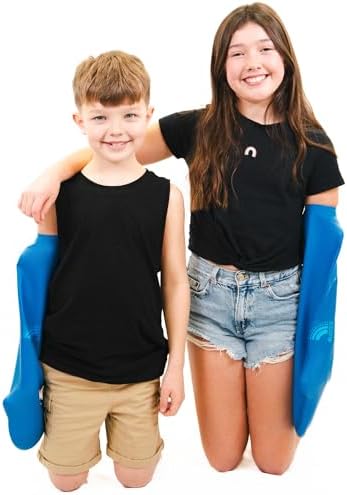 BLOCCS 100% Waterproof Cast Covers for Shower Arm Kids- Swim Cover, Cast Bag for Bath. Durable Cast Sleeve for Swimming - #CA79-M - Child Arm (Medium)