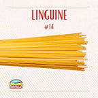 Divella Linguine Pasta #14, 16 oz. (Pack of 8) - Authentic Italian Pasta Made with Durum Wheat Semolina, Perfect ‘Al Dente’ Texture for Every Dish