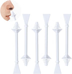 SUERBEATY 60 Pcs Nose Wax Sticks, Hair Wax Applicator with Disposable Spatulas for Nostril Cleaning, Ear Face Hair Removal for Men Women, Painless