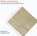 200 Eco Friendly Recycled Bar Biodegradable Napkins 5x5in Beverage Compostable