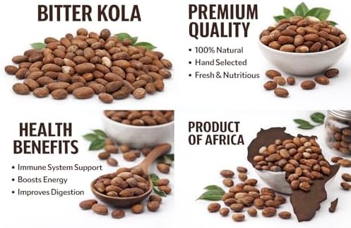 African Bitter Kola Nut, Garcina cola Nut 10 pieces