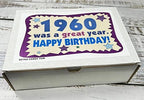 RETRO CANDY YUM ~ 1960 66th Birthday Gift Box Nostalgic Candy Mix from Childhood for 66 Year Old Man or Woman Born 1960 Jr