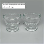 2 Pcs Glass Eye Wash Cups Eye Wash Cleaner for Eye Rinse,Portable Eye Care Tools
