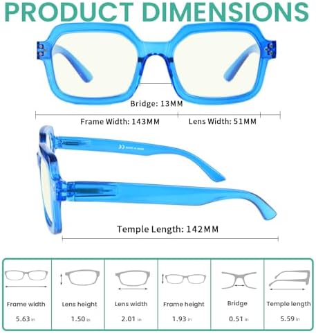 Eyekepper 4-pack Cat Eye Reading Glasses Blue Light Blocking Reader for Women
