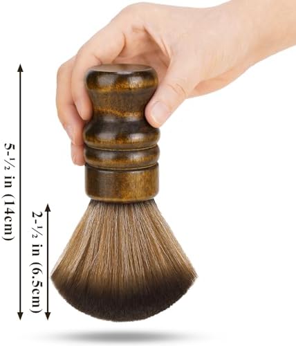 NiHome Vinyl Record Cleaning Brush, Anti-Static Soft LP Record Cleaner, Vinyl Dust Remover Brush with Ultra-Fine Fiber Bristles, Safe for Vinyl LP CD Album Care, Retro Design with Beech Wood Handle