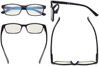 Eyekepper Blue Light Filter Glasses Women Men - Blocking UV Ray Anti Screen Glare Computer Eyeglasses