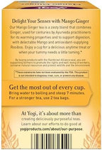 Yogi Tea, Mango Ginger, 16 ct