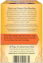 Yogi Tea, Chai Rooibos, 16 Count