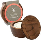 MÜHLE Wooden Bowl With Grapefruit & Mint Shaving Soap, 65 Grams – Shave Soap for Men, Rich & Light Soap Formula, Nurturing Solid Shave Soap Lather, Cooling Effect On Skin