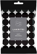Fazer Lakritsi - Soft & Original - Finnish - Natural - Black Licorice - Liquorice - Candies - Sweets - Bag 150g