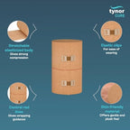 T.y.n.o.r. Tynocrepe Cotton Elastic Crepe Bandage, 10cm x 4m, Compression Support for Hand Knee Leg Wrist, Beige