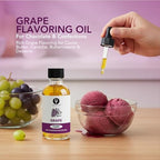 Dolce Flav Grape Extract – 2 Ounce Oil-Soluble Kosher, Sugar-Free, Concentrated Fruit Flavor for Candy, Chocolates & Desserts, Includes Measured Dropper