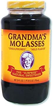 Grandma's Original Unsulphered Molasses ~ All Natural ~ Large 24 Oz Container