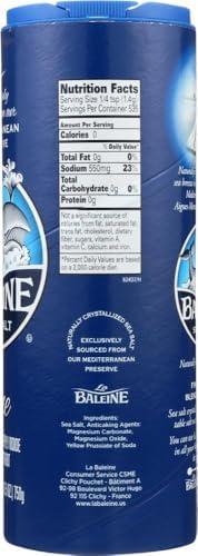 La Baleine Fine Crystals Canister, Sea Salt, 26.5 Ounce