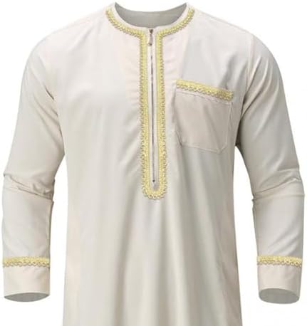 Muslim Clothes For Men Islamic Clothing Umrah Arabic Thobe Kaftan