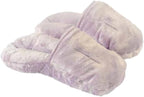 Herbal Concepts Microwavable Slippers for Women – Microwave Heated Foot Warmers with Aromatherapy, Flax Seed Heatable House Shoes for Cozy Warm Feet, Contains 12 Herbs (Lavender)