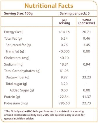 Organic Tattva Gram Flour Besan, ChickPea Flour, 500g Certified By USDA Organic