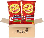 AMBARII Hula Hoops Classic Variety Multipack Crisps 12 Pack x 2, Assorted Crisps Multipack, Classic Variety Pack
