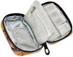 Pill Organizer Case Pouch Anime Warrior Print for Travel, Portable Pill Box 7 Days Capacity