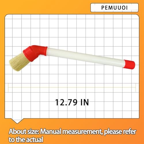 Tire Lube Brush Applicator Swab (4-Pack),11" Plastic Handle and 45° Angled Design for Efficient Mounting Lube Application and Deep Cleaning