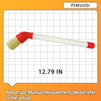 Tire Lube Brush Applicator Swab (4-Pack),11" Plastic Handle and 45° Angled Design for Efficient Mounting Lube Application and Deep Cleaning